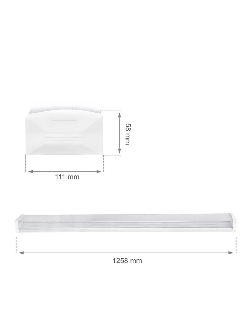 Limea Prismatica LED 40W 230V 120cm IP44 NW
