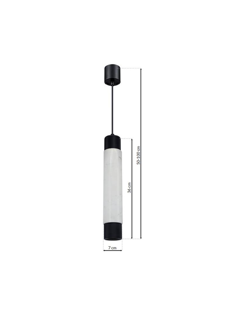 Milagro lampa wisząca Marble GU10 biało/czarna ML6341
