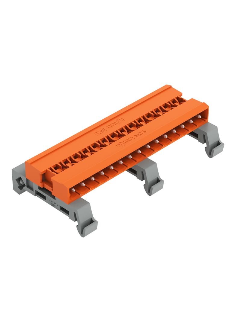 MCS-MIDI Classic wtyk dwustronny 15-bieg. pomarańczowy raster 5,08 mm /25szt./ WAGO