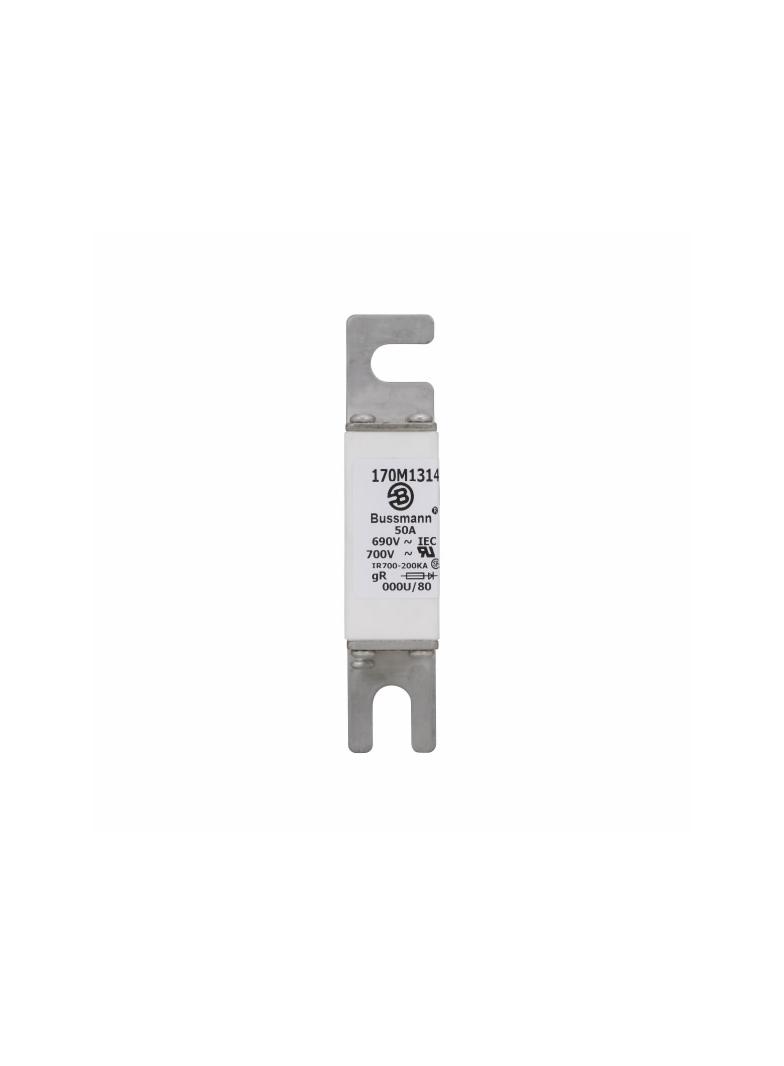 80A 690V IEC aR 000U/80 SQUARE BODY FUSE Wkładka szybka 80A AC 690V DIN 000 21x40x100 mm, 170M1316 E