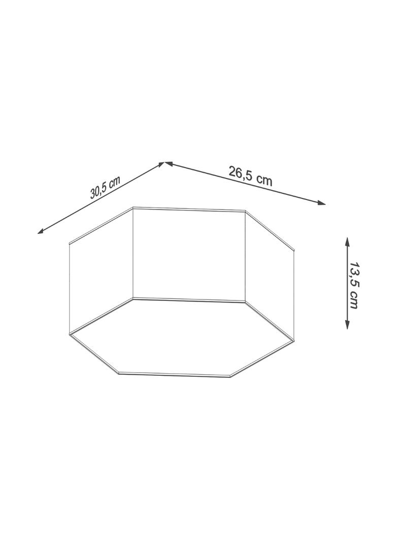 Plafon SUNDE 13 biały