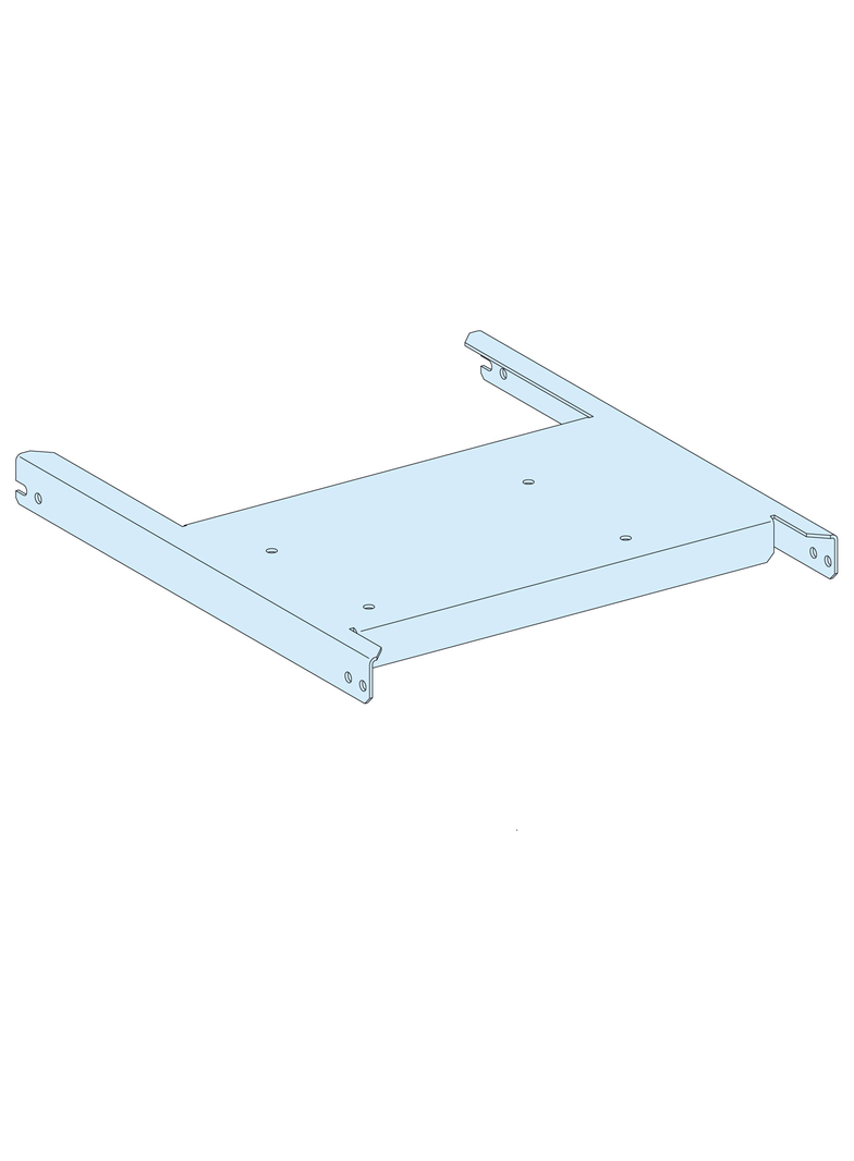 Rozdzielnice PrismaSet, płyta montażowa do aparatu wysuwnego NS1600-NT 400mm 3P
