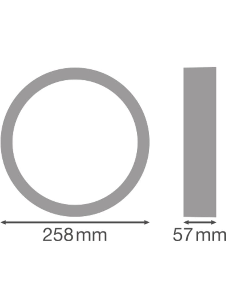 Osłona do opraw ściennych w kształcie pierścienia SURFACE BULKHEAD RING 250 BK