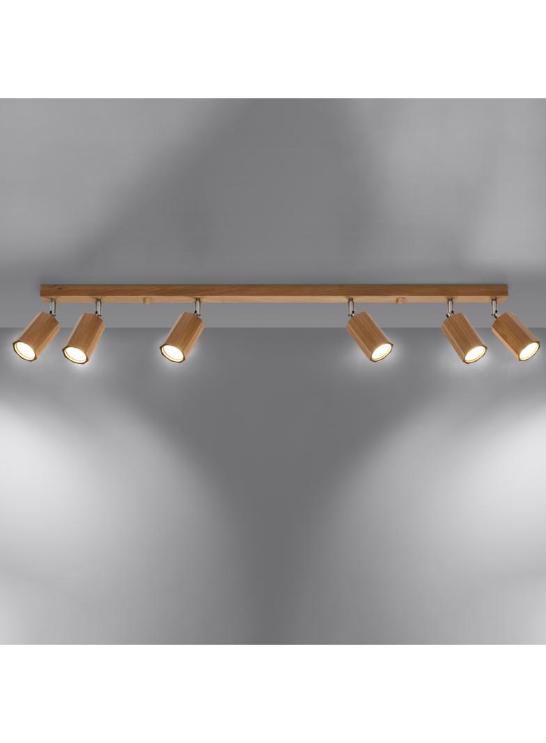 Sollux Plafon ZEKE 6 dąb SL.1032