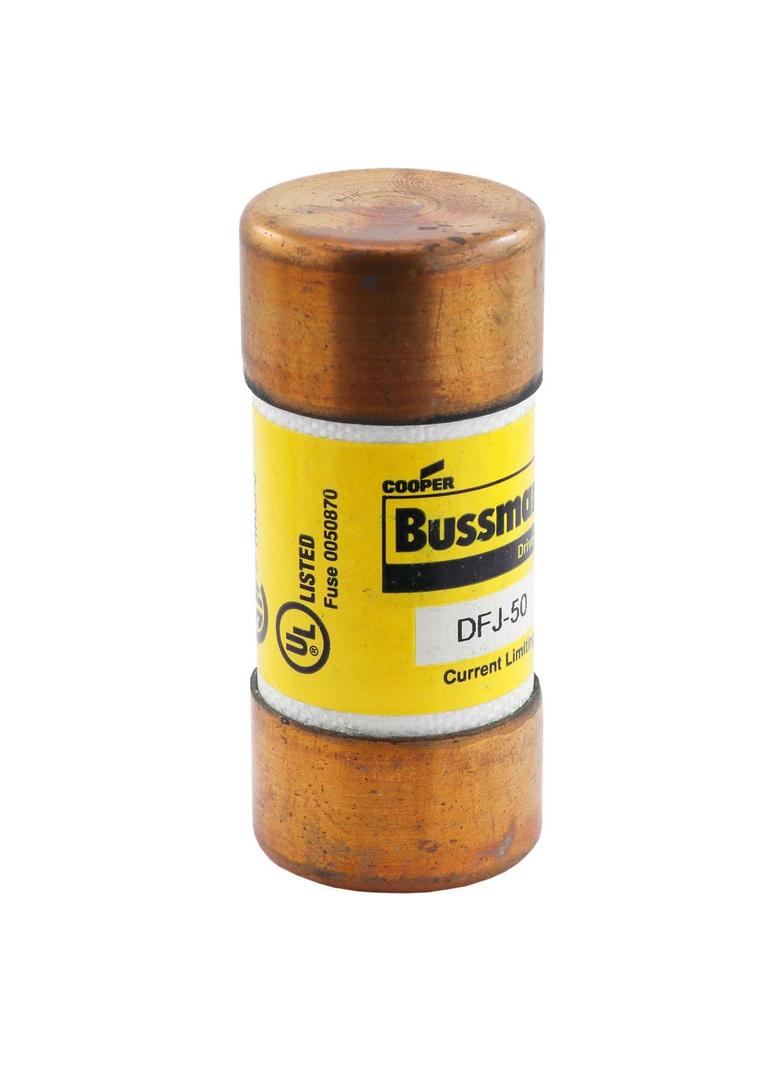 DRIVE FUSE Wkładka szybka 50A AC 600V DC 450V UL Class J 27x60 mm UL CSA DFJ-50 EATON