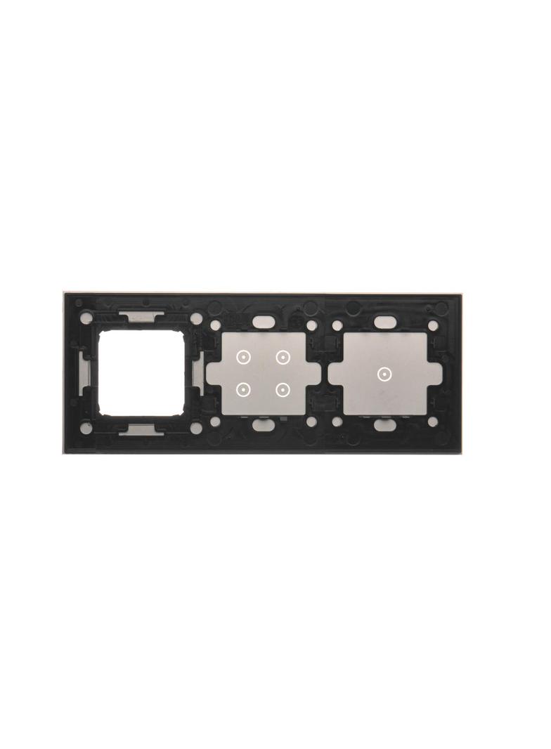 Simon 54 Touch Panel dotykowy S54 Touch 3 moduły 1 pole dotykowe + 4 pola dotykowe + 1 otwór na osprzęt S54 srebrna mgła DSTR3140/71 KONTAKT