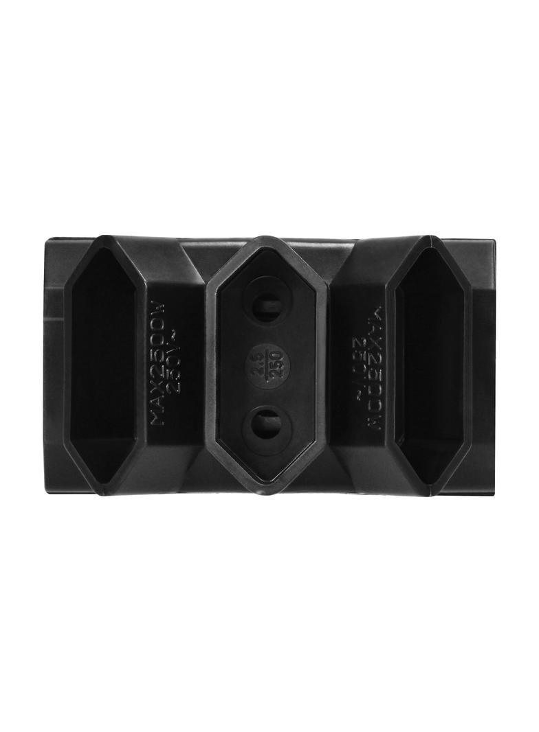 Rozgałęźnik 5x2P/II, 6A R-5/CZARNY ORNO