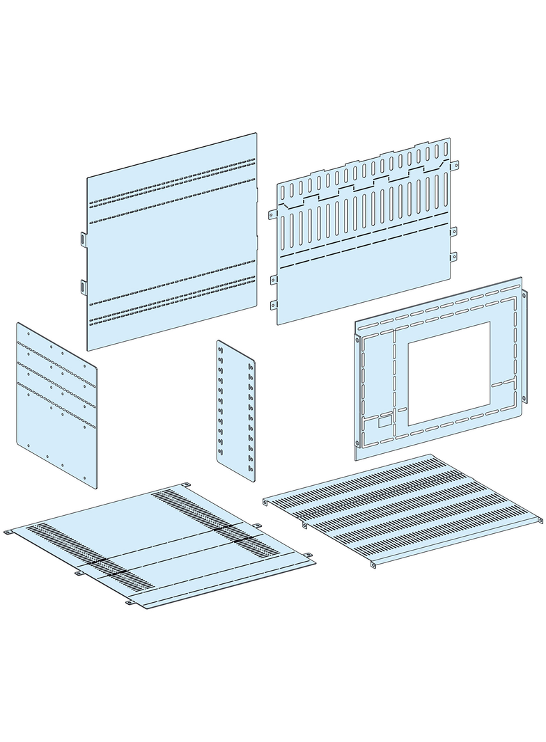 Rozdzielnice PrismaSet, osłona połączenia tylnego do aparatu MTZ2