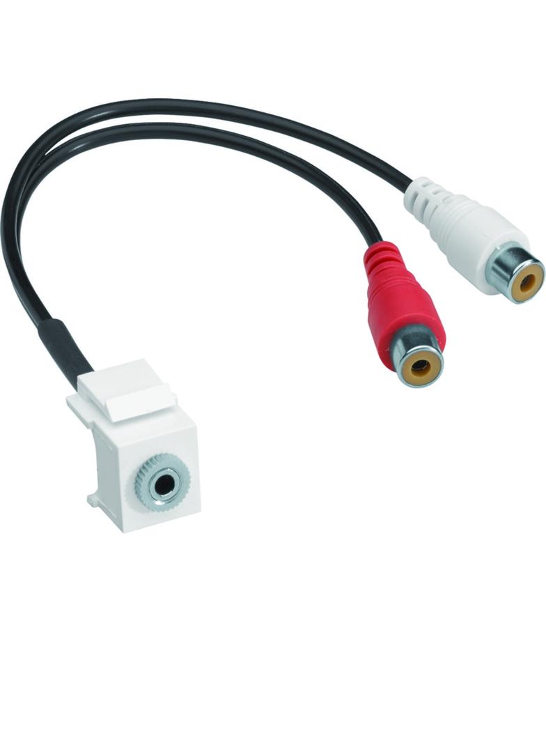 tehalit.WA Moduł keystone 3,5 mm->RCA 0,2 m hfr