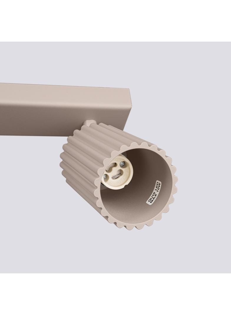 SOLLUX Plafon KARBON 3L taupe ; SL.1764
