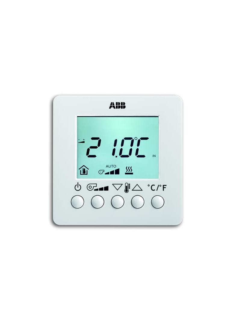 6138/11-84-500 - Regulator temperatury Fan Coil z wyświetlaczem - biały