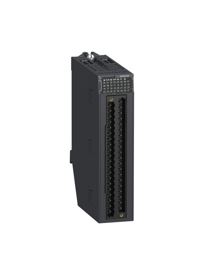 Modicon X80 Moduł wejść cyfrowych, 32 wejścia, izolowane, dodatnie/ujemne, 12/24 V DC