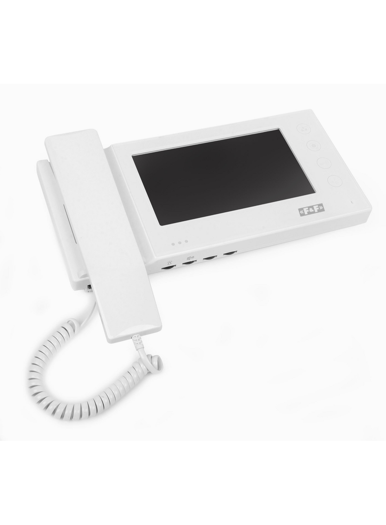 Monitor biały ze słuchawką i pamięć 100 zdarzeń