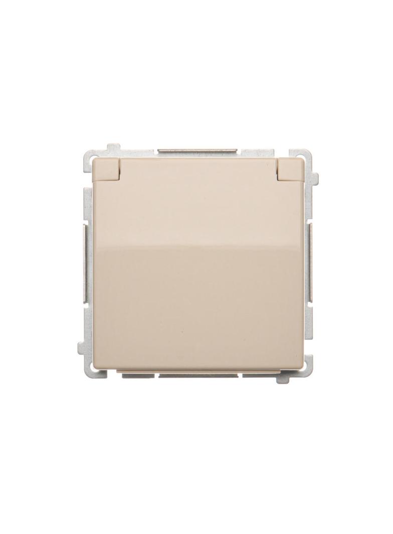 Simon Basic Gniazdo wtyczkowe Schuko do wersji IP44 16A 250Vzaciski śrubowe beż BMGSZ1B.01/12 BMGSz1B.01/12 KONTAKT