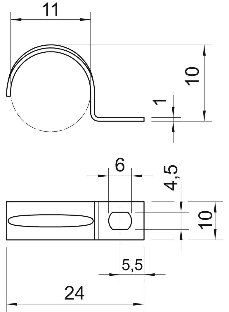 604, OBEJMY MOCUJĄCE 11MM OC.G.