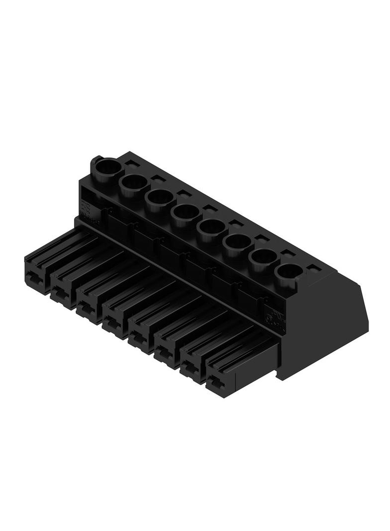 BVZ 7.62HP/08/180 SN BK BX Złącze kablowe do płytek drukowanych /25szt./ WEIDMULLER