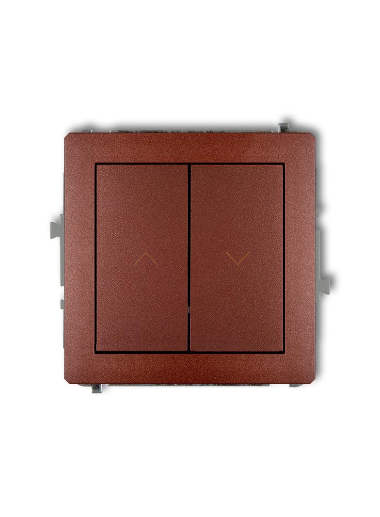 DECO Mechanizm łącznika zwierny żaluzjowego brązowy metalik