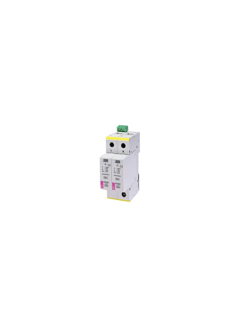 Ogranicznik przepięć T2 (C) TEC C T2 440/20 2+0 RC 002440410 ETI