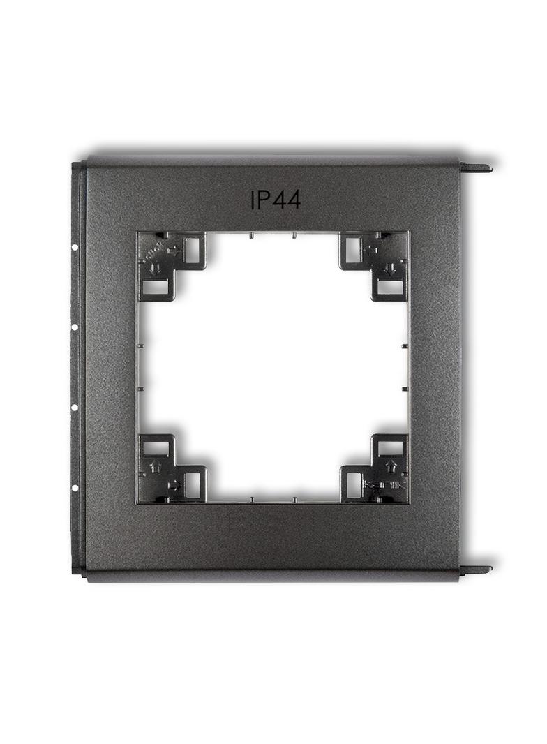 FLEXI Ramka zewnętrzna do łączników IP44 grafitowa