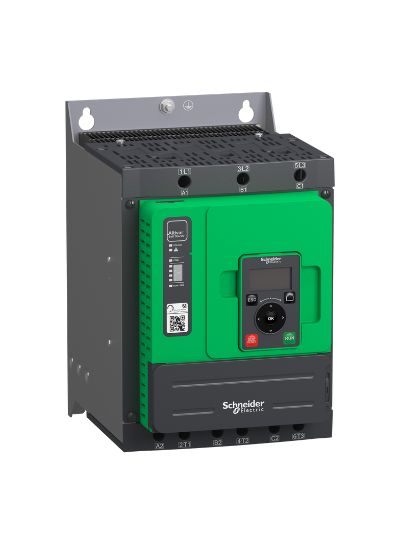 Układ łagodnego rozruchu, Altivar ATS480, 75A IP20, 3x 208 ... 690V AC, napięcie sterowania 110 ...