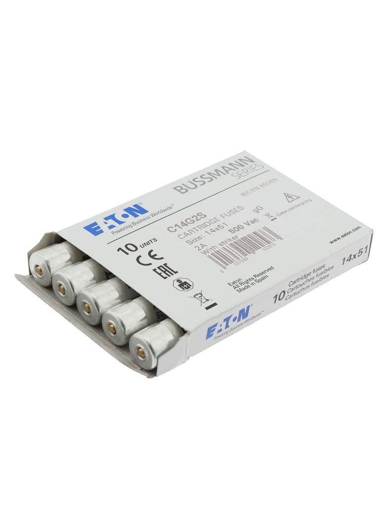 C14G2S Wkładka cylindryczna z wybijakiem 14x51 2A GG 690V AC C14G2S EATON