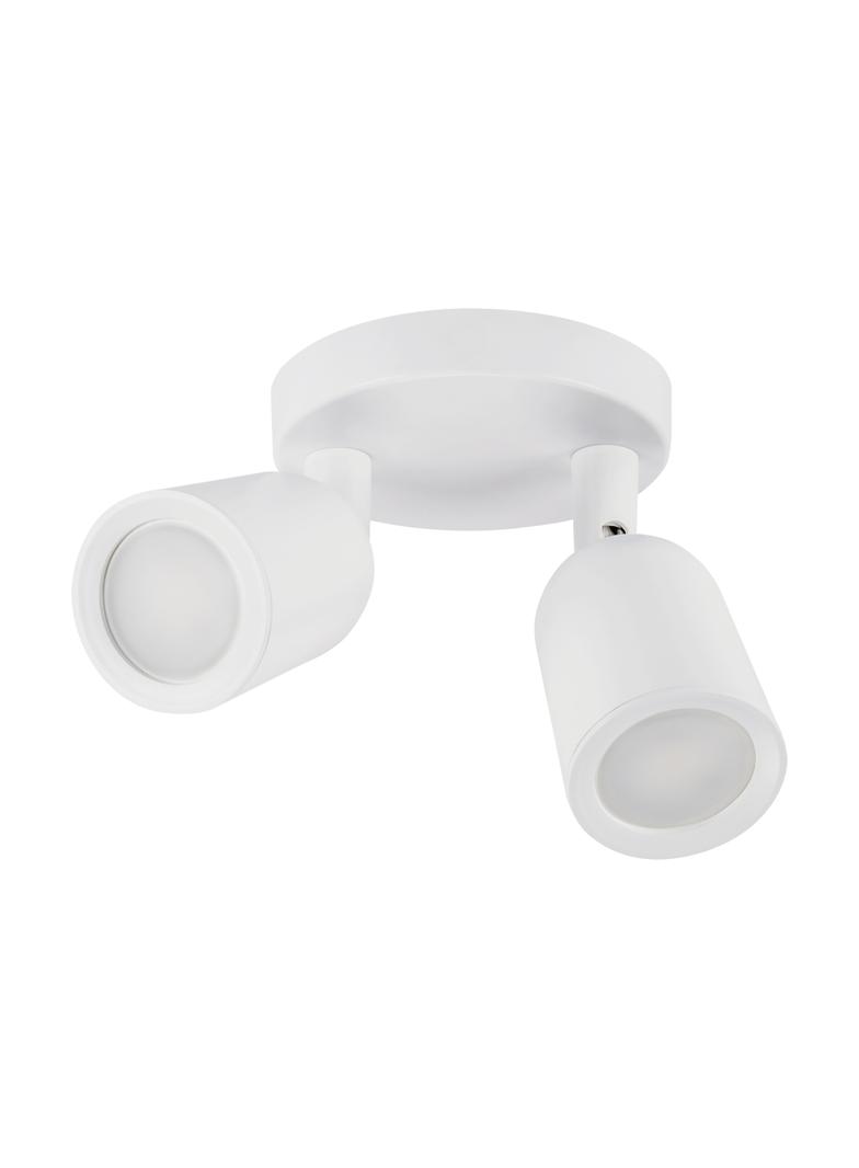 Oprawa ścienno-sufitowa BOGNA GU10 2C WHITE 03984 IDEUS