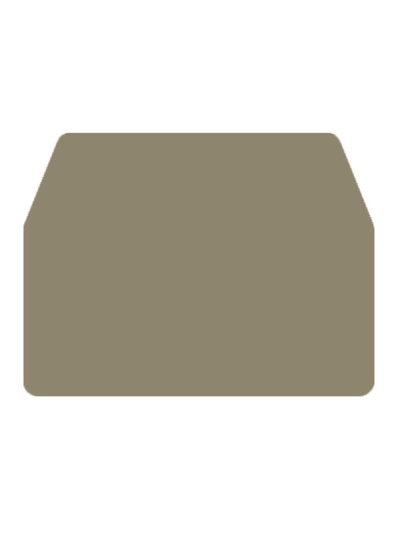WAP WDU1.5/R3.5 Płytka końcowa (styki), 24.5 mm x 1.5 mm, Ciemnobeżowy /20szt./ 1754190000 WEIDMÜLLER