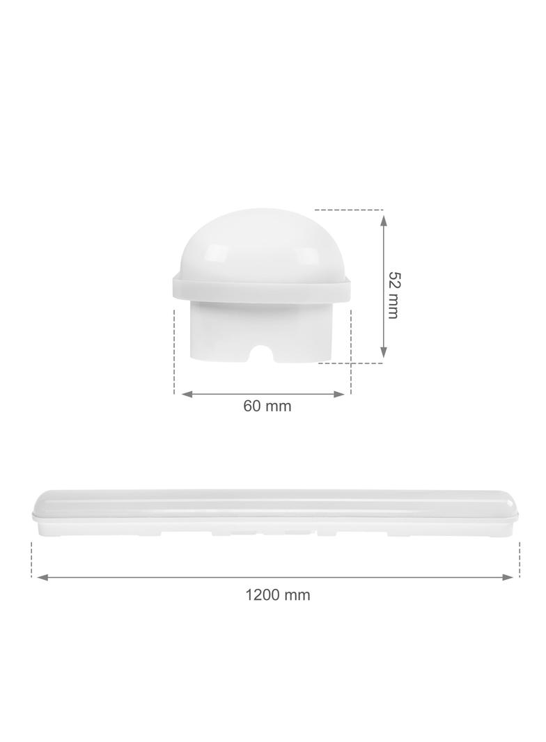 LIMEA GO HERMETYK  1200mm 50W NW 230V 120st IP65 IK07 1200X60X52mm BIAŁY