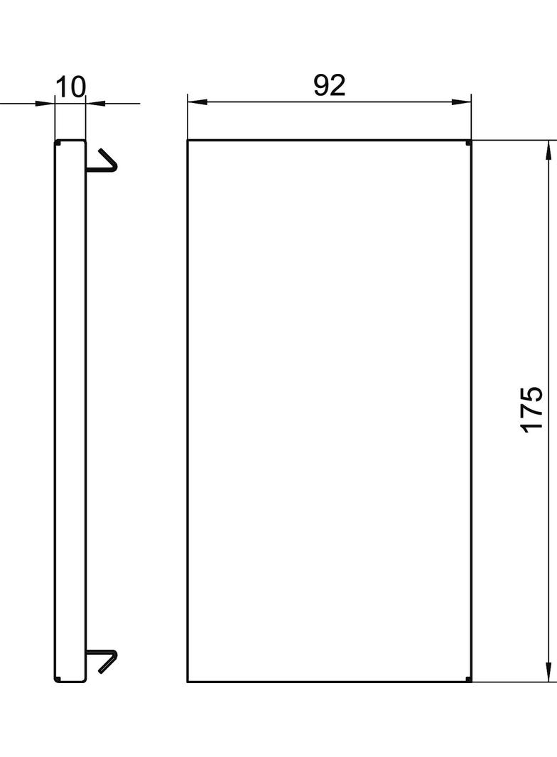 GS-E90170RW, Końcówka 90X170 CZ.B.
