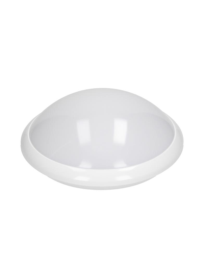 BREVA, plafon oświetleniowy z mikrofalowym czujnikiem ruchu, 60W, E27, IP44, poliwęglan mleczny AD-PL-316WE27PMM ORNO