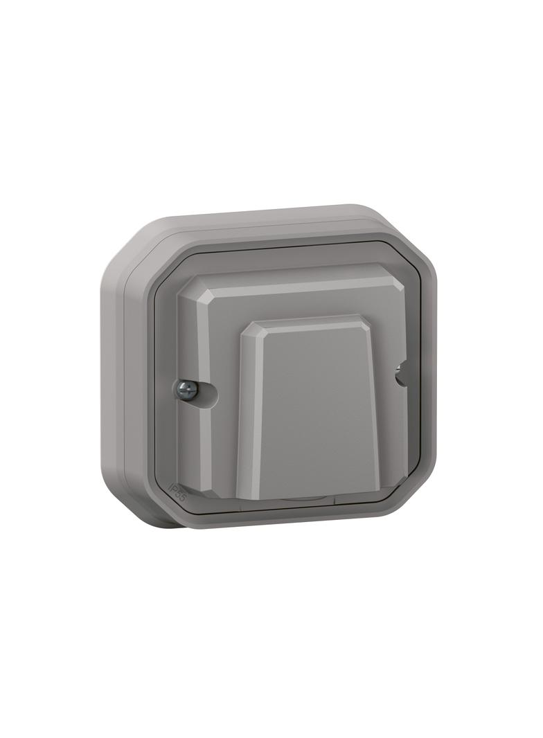 NOWE PLEXO - WYJŚCIE KABLOWE Z ZACISKIEM KOMPLET PODTYNKOWY 20A-230V~ SZARE