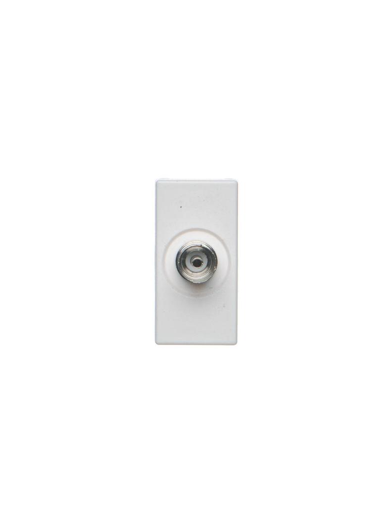 Simon Connect Płytka K45/2 gn. TV żeńskie 225x45mm + wkład czysta biel K102B/9 KONTAKT