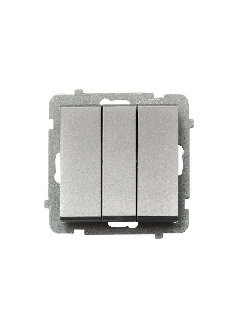 SONATA Łącznik potrójny - kolor srebro mat