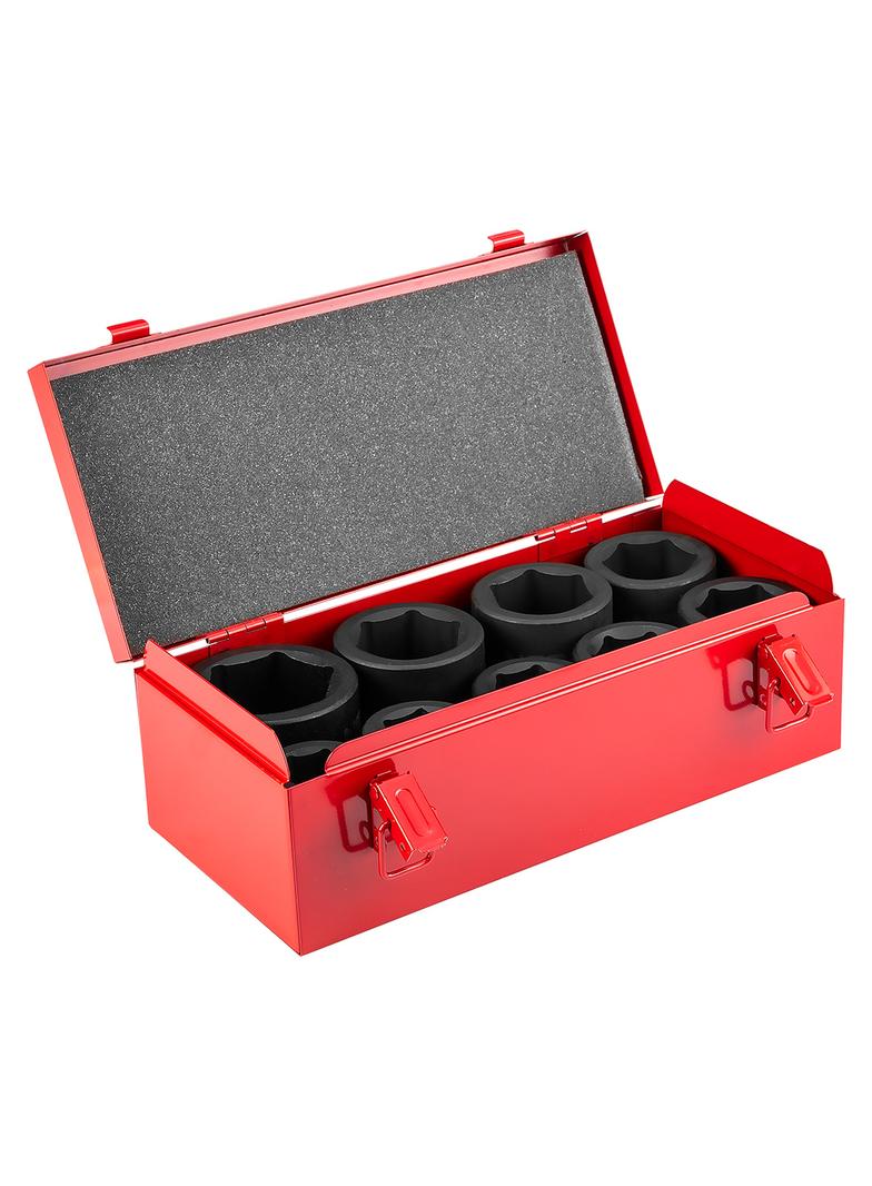 Nasadki udarowe 1", 27-50 mm, zestaw 9 szt.