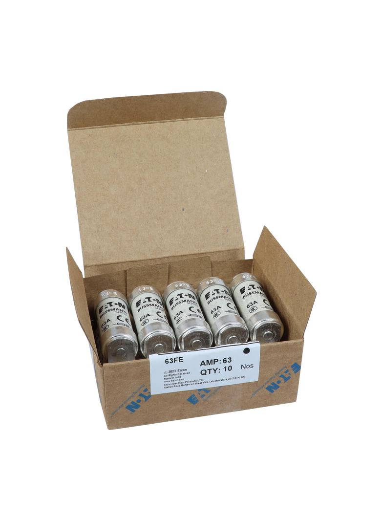 63A 690V IEC AC BS88 HIGH SPEED FUSE Wkładka szybka 63A AC 690V DC 500V BS88 19x77 mm aR, 63FE EATON