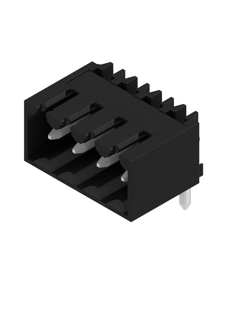 SL 3.50/04/90G4.5SN BK BX Wtyki PCB (złącza płyty), 3.50 mm, Liczba biegunów: 4, kąt odejścia: 90° /100szt./ 1615430000 WEIDMÜLLER