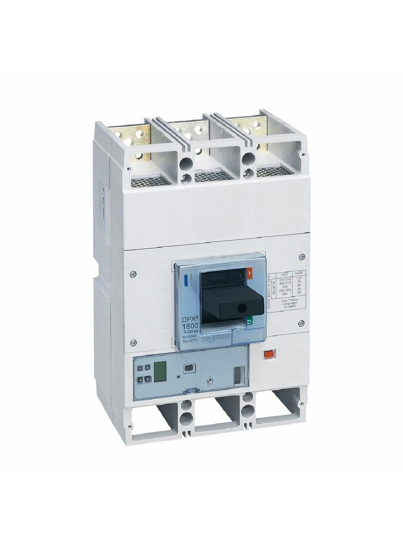 Wyłącznik DPX3 1600 S1 3P 800A 70Ka 422564 LEGRAND