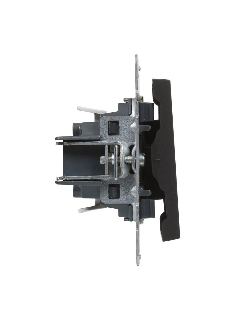 SUNO - Łącznik schodowy - 10 AX - 250 V~ - zaciski automatyczne, Czarny, Legrand