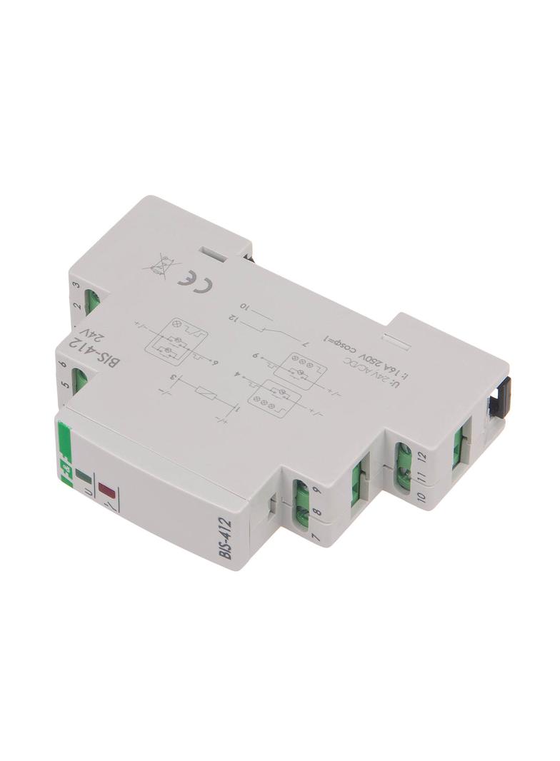 Przekaźnik bistabilny grupowy 9-30 V AC/DC BIS-412-24V F&F