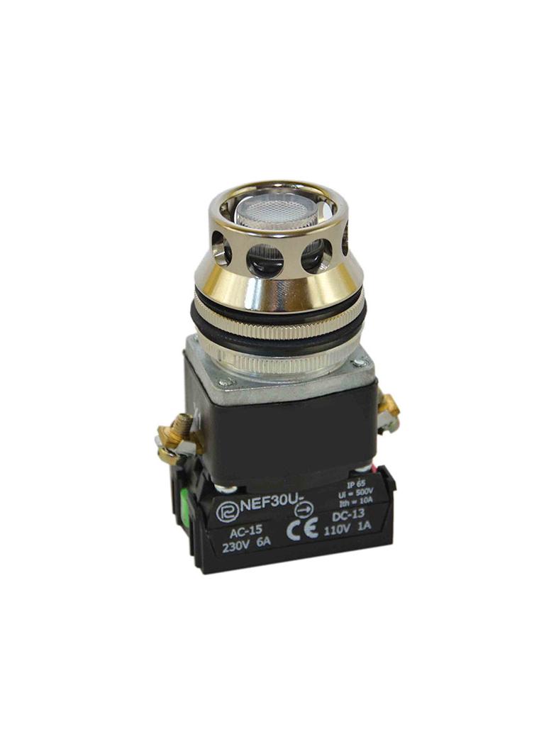 Przycisk NEF30-UKLXY/24V/W3 bezbarwny W0-NEF30-UKL XY/W3 B PROMET