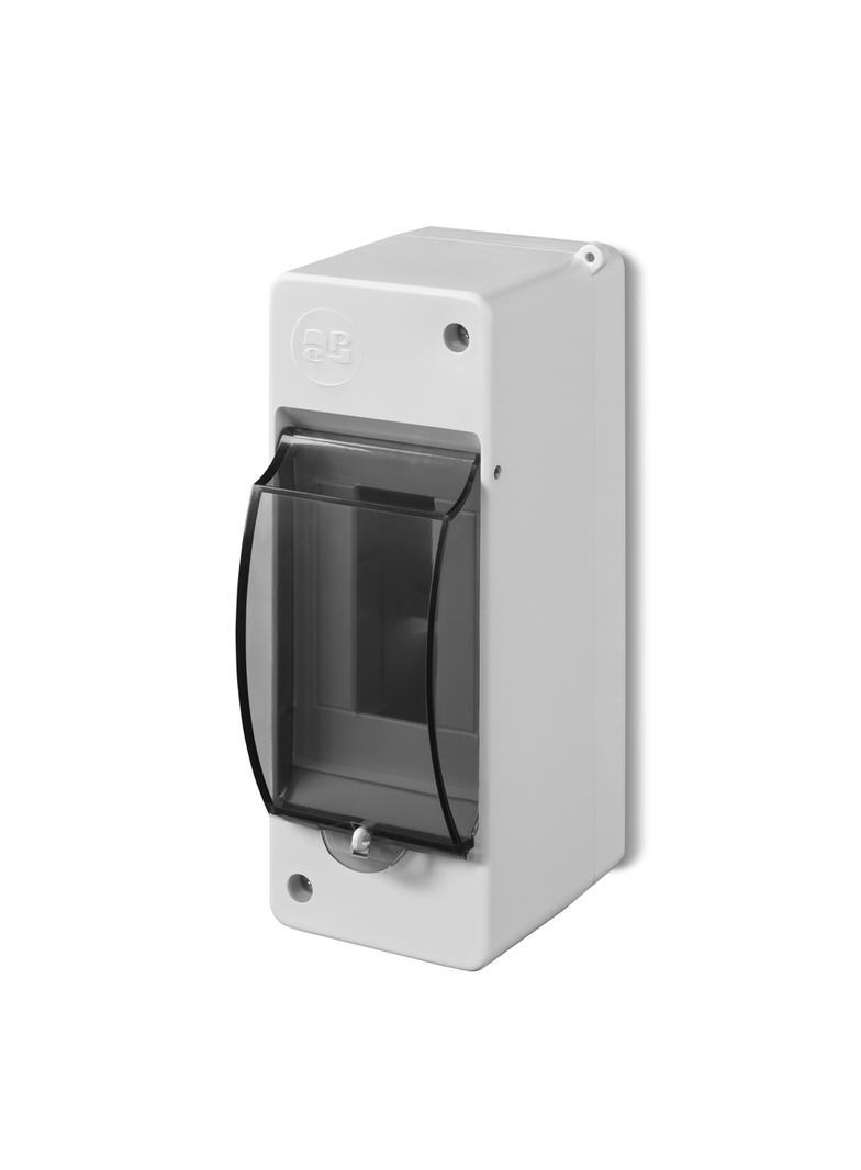 Obudowa n/t EP 1/2 z szybą  IP 30 D  transparentna dymna