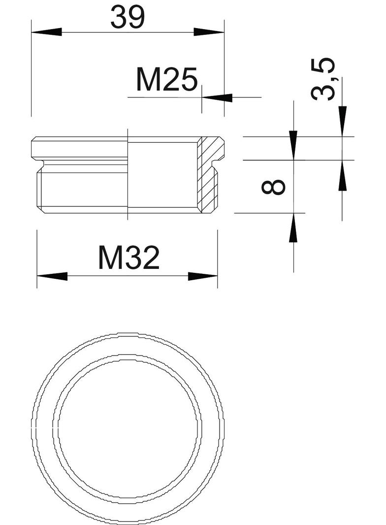 167 M, REDUKCJE M32-M25 MS/NIKL.