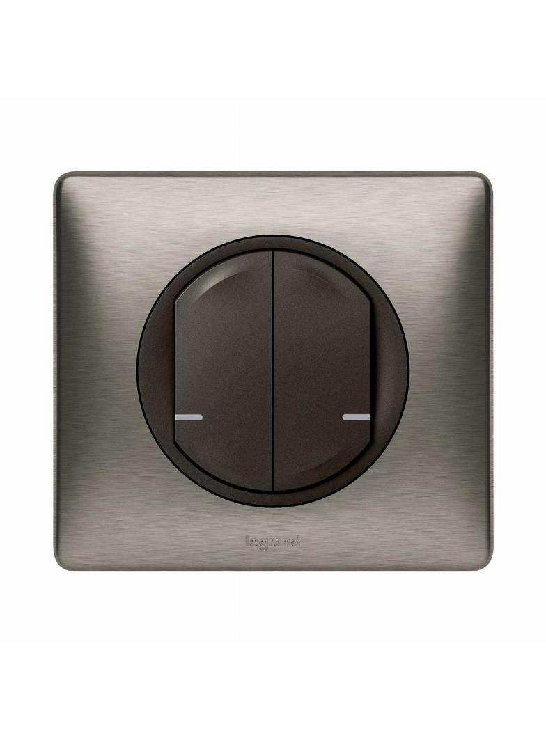 CELIANE WITH NETATMO - ŁĄCZNIK BEZPRZEWODOWY OŚWIETLENIA I GNIAZD ŚWIECZNIKOWY GRAFITOWY, Legrand