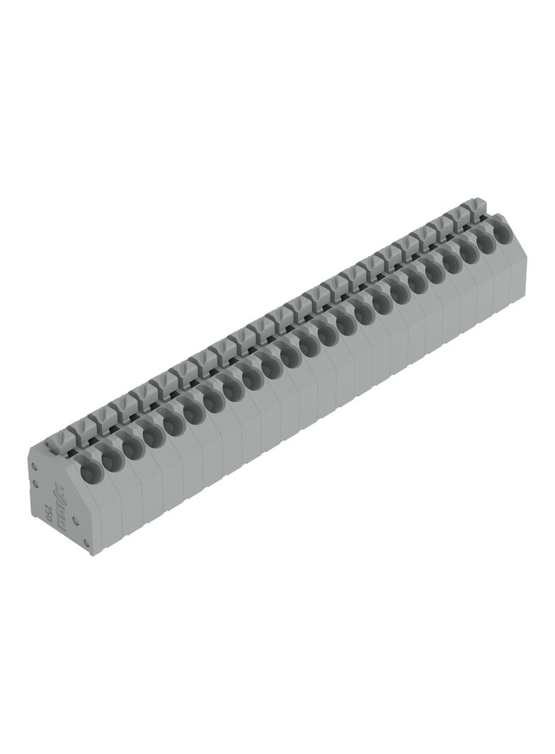 listwa zaciskowa do pł. drukowanych 23-bieg. szara raster 3,5 mm /10szt./ WAGO