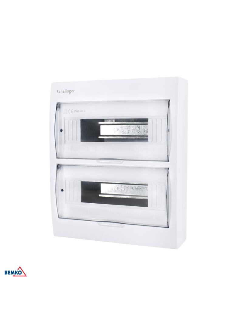 ROZDZIELNICA NATYNKOWA IP40 ZACISKI 24N+24PE 2x12P