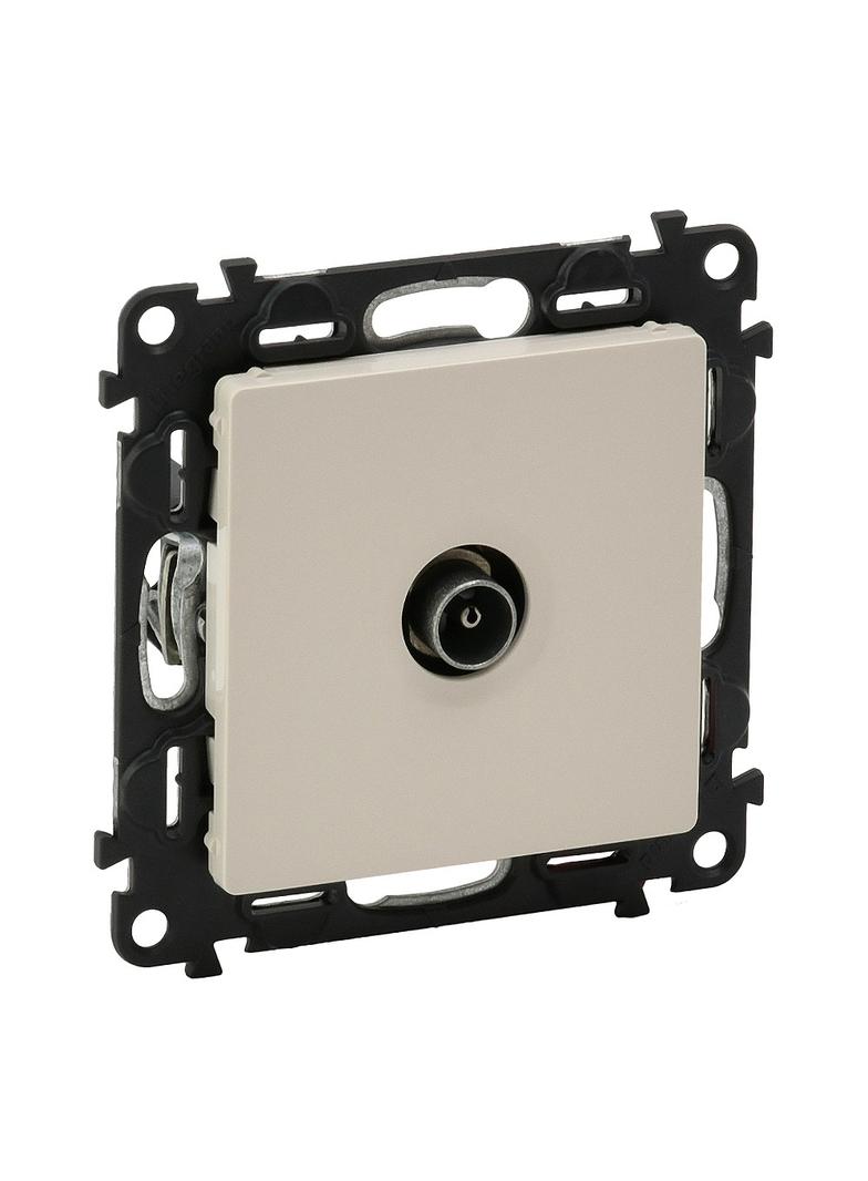 VALENA LIFE GNIAZDO TV ZAKOŃCZENIOWE KREMOWE  , Legrand