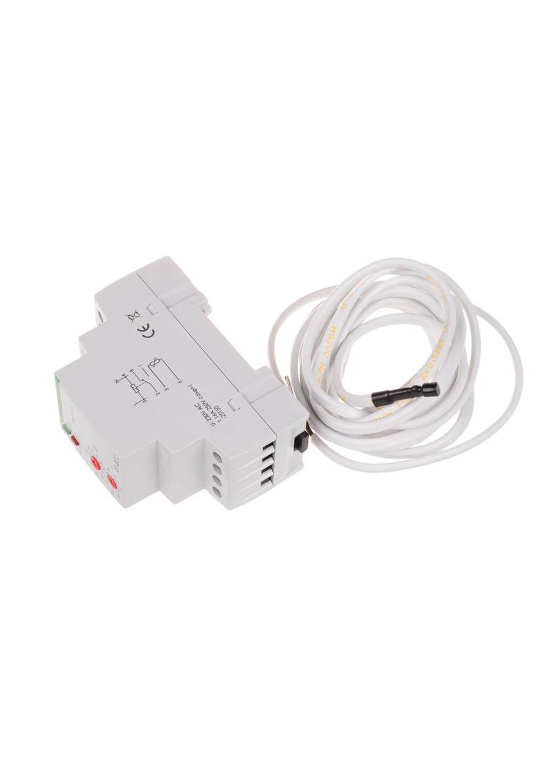 Regulator temperatury - zakres temperatur 30-60stC montaz na szynie DIN styk: 1Z/R 230V AC RT-822 F&F
