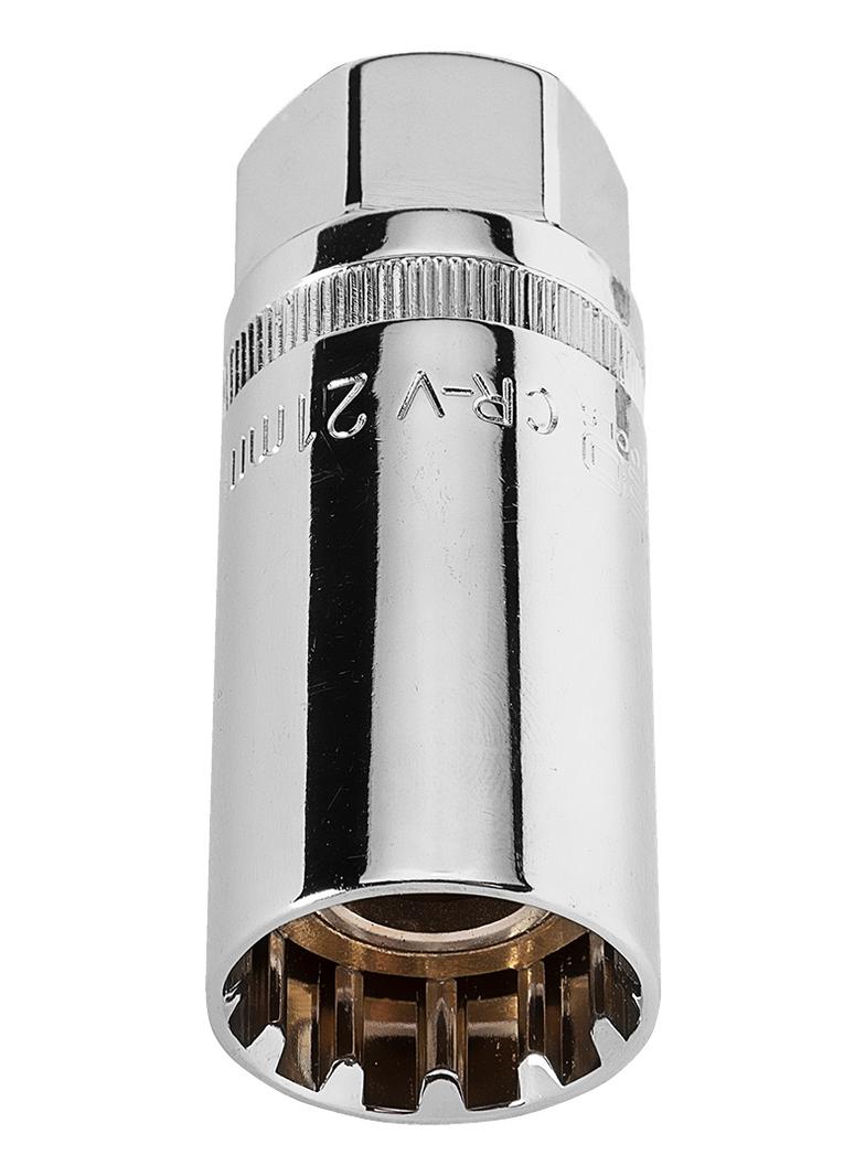 Nasadka do świec 1/2", 21 mm