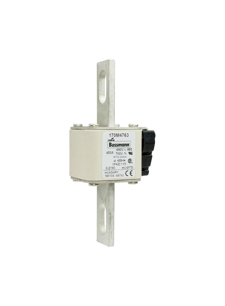 FUSE 450A 690V 1FKE/115 AR UC Wkładka szybka 450A AC 690V rozmiar 1 53x69x136 mm aR IEC UL 170M4763