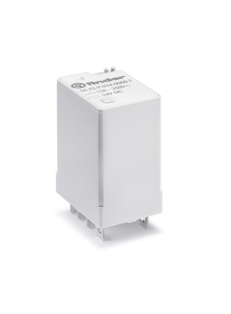 Miniaturowy przekaźnik mocy 2 P; 12A; 24V DC; wykonanie trakcyjne, 56.32.9.024.0000T